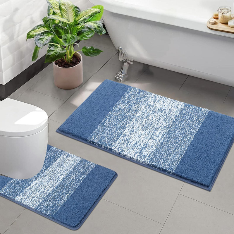 Bath Mat, Blue