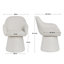 Linen Upholstered Barrel Side Chair