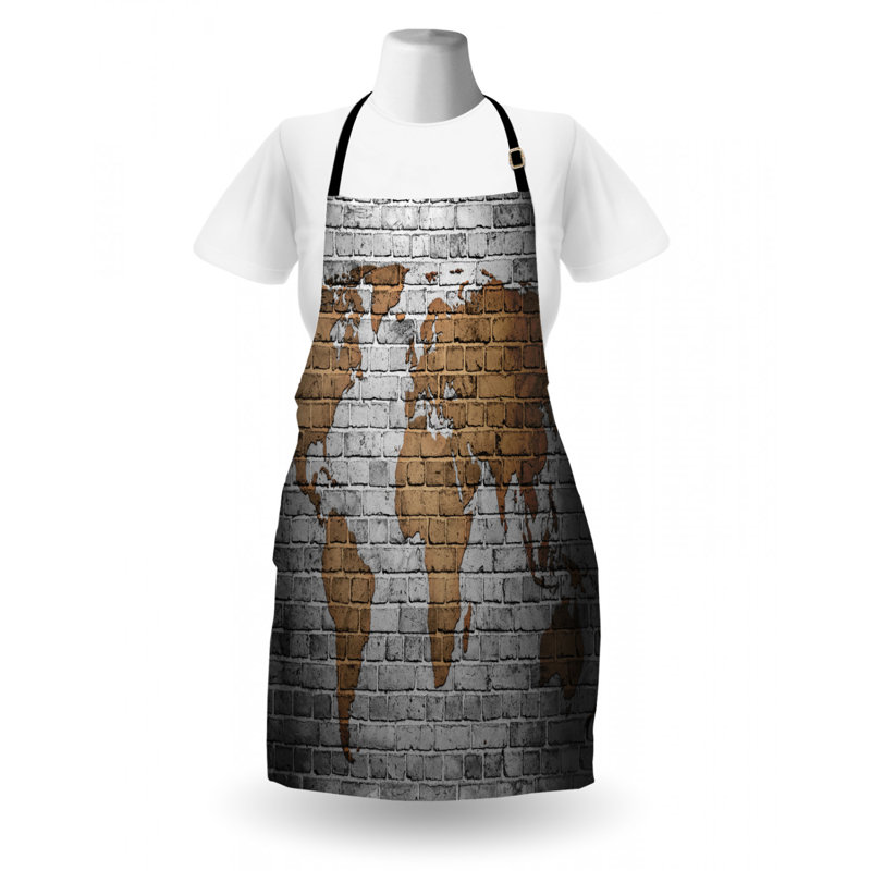 Tablier wanderlust, Brun