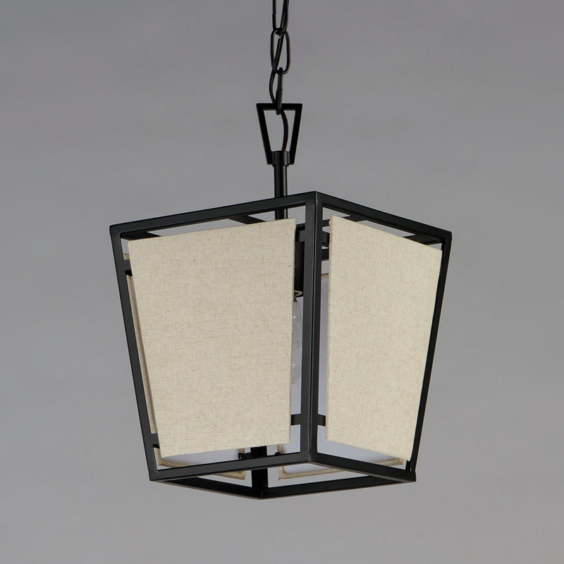 Luminaire suspendu géométrique à 1 lumière Alvon