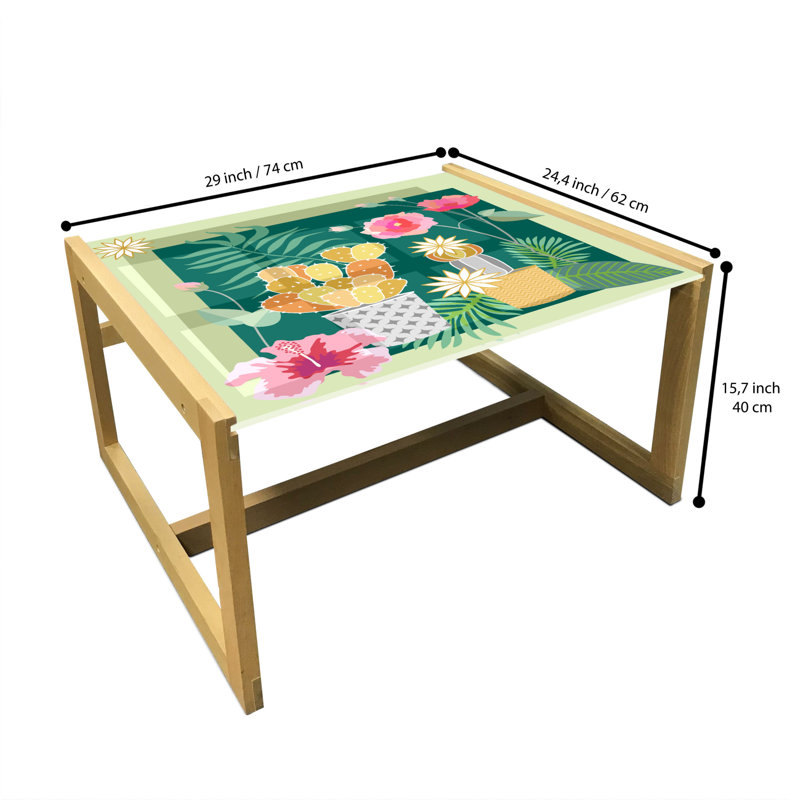 Jamarrio Sled Coffee Table, 62cm H x 74cm W x 40cm D