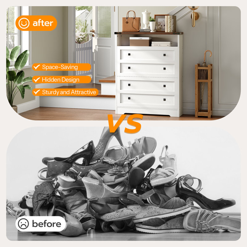 Shoe Cabinet Storage for Entryway