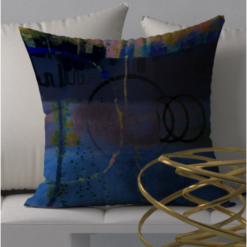  Housse de coussin carré et insert, H 18 po x l 18 po x p 5 po