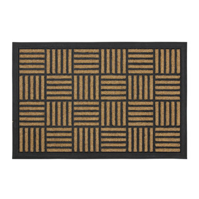 Kyson Non-Slip Geometric Doormat