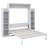 Space Saving Murphy Bed Wall Bed Featuring Shelves