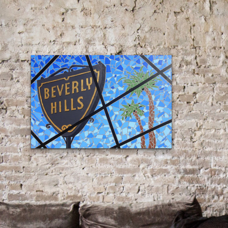 Beverly Hills Painting by Eddie Bruckner