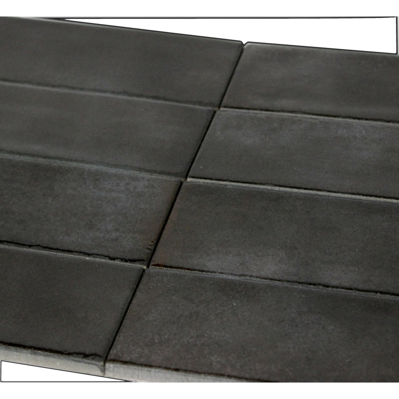 Carrelage mural 2 "x 10" Memory, Noir
