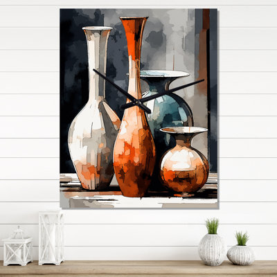 Horloge murale moderne Jalaylah - Boho Pottery