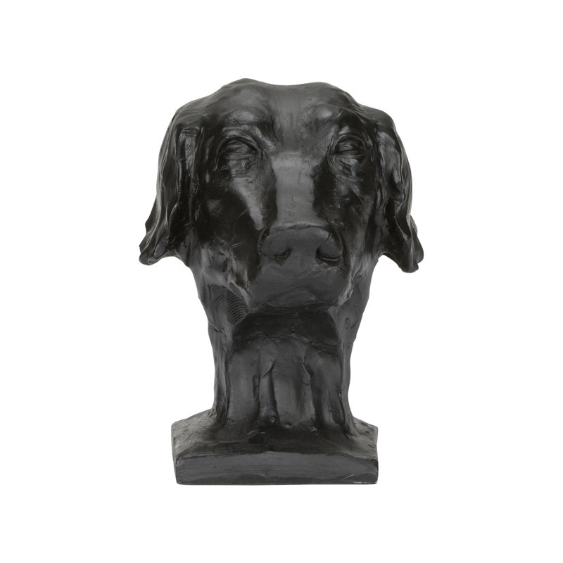 Dog Sculpture, Black