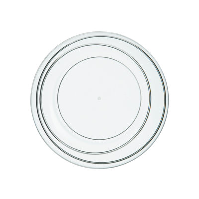 Summer Clear Plastic Small Plate