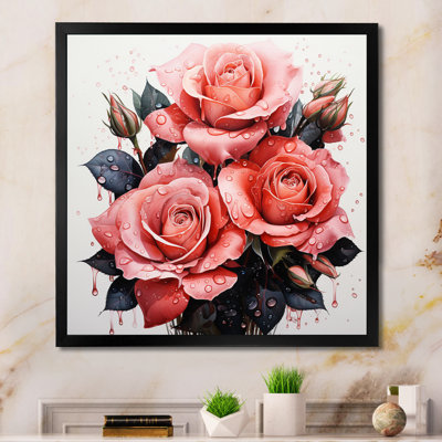 «Rose Graceful Rose Pointillism II», reproduction