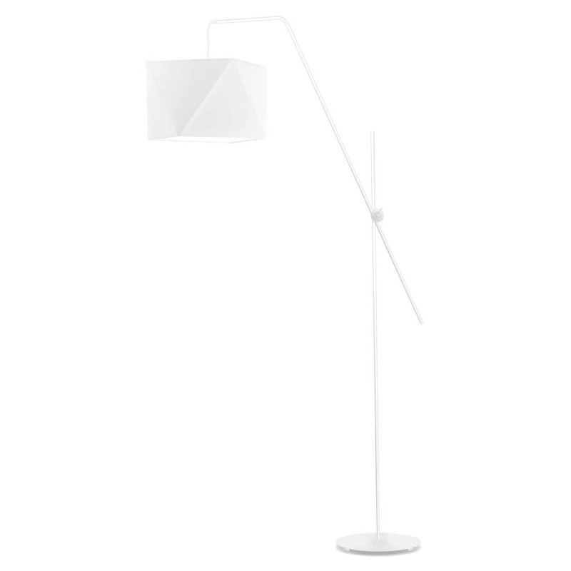 Ayash 176cm Task Floor Lamp, White, White