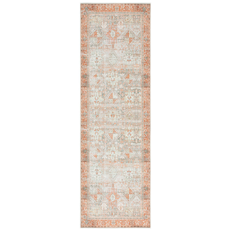 Tapis Alisha avec envers antidérapant, Tapis de couloir 2 pi 6 po x 8 pi