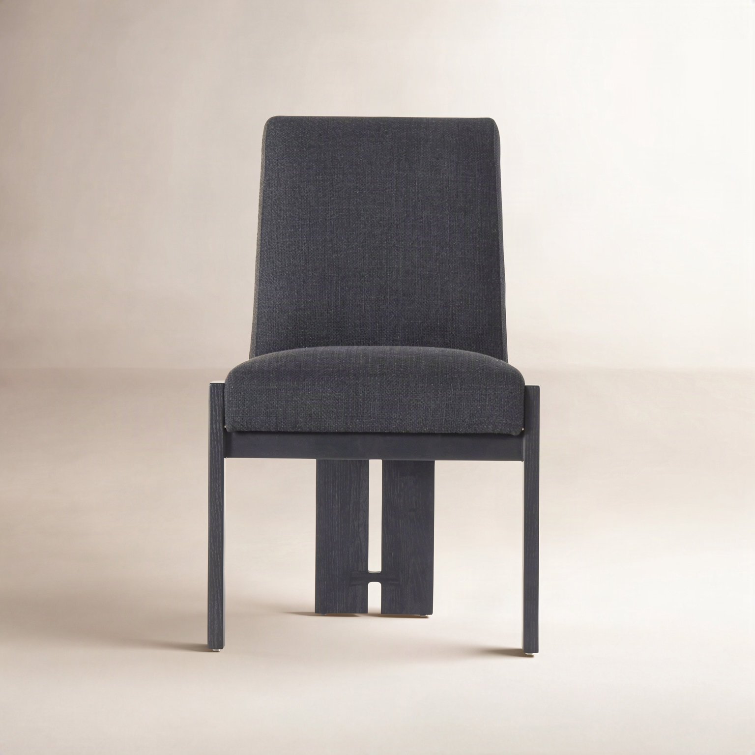 Asmund Parsons Dining Chair, Black/Black