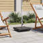 Black Granite Parasol Base Stainless Steel Medium Outdoor Patio Umbrella Support-1527897290
