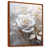 Toile avec cadre flottant brun
