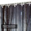 Rideau de douche Spooky Foggy Forest Dark Creepy Woods-972519836
