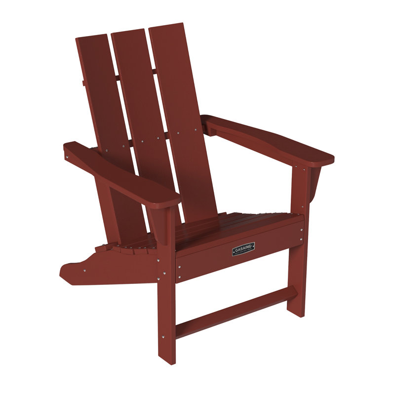 Outdoor Adirondack Chair, Red