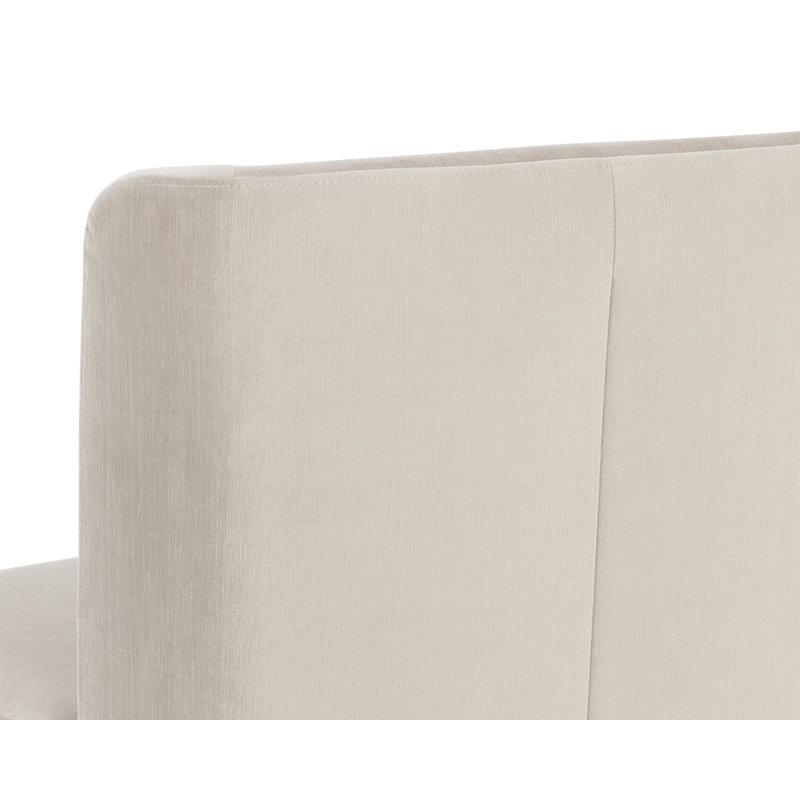 Amita Upholstered Dining Chair, Cream