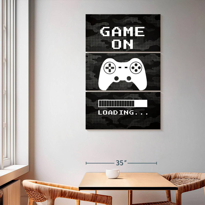Kema Game On Loading, 65'' H x 42'' W