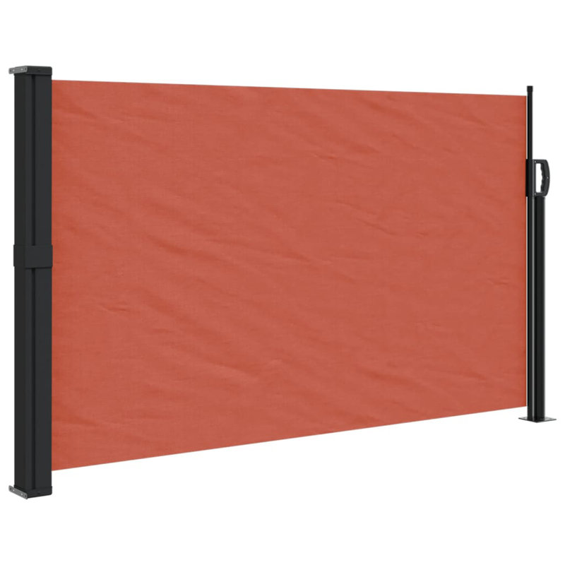 Retractable Side Awning, 117cm H x 300cm W, Dark Green