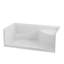 Base de douche en alcôve 60 x 30 en blanc Dreamline accessible Living Prism-124513646