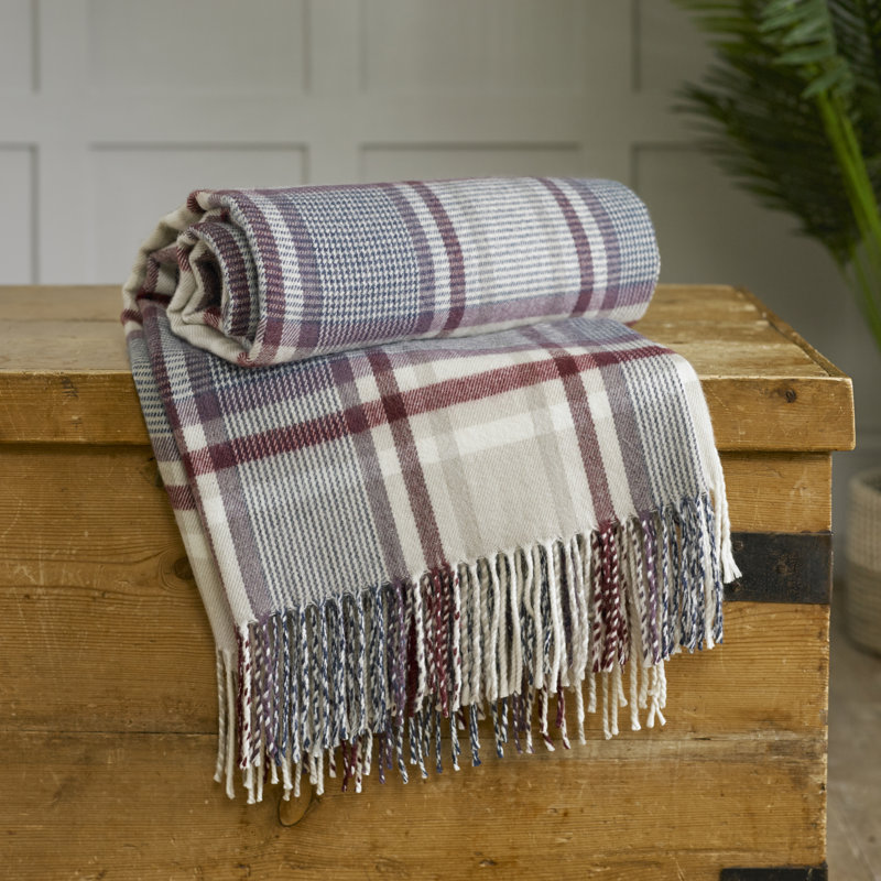 Plain Weave / Muslin Throw Blanket, Grey