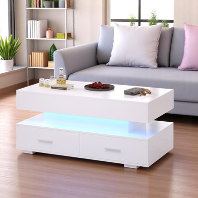 Davanie Solid Coffee Table with Storage