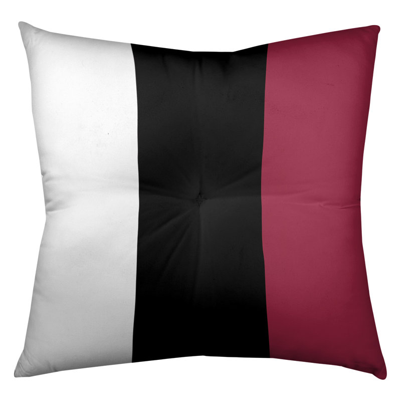 Coussin de sol touffeté arizona, 26 po x 26 po, Noir