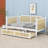 Elegant Traditional Rattan Daybed with 2 Drawers-1601485651