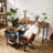 Hussan L-Shaped Metal Base Computer Desk-96847151