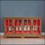 Vitrine à DEL à vitrine antique avec portes en verre et tablettes réglables pour objets de collection