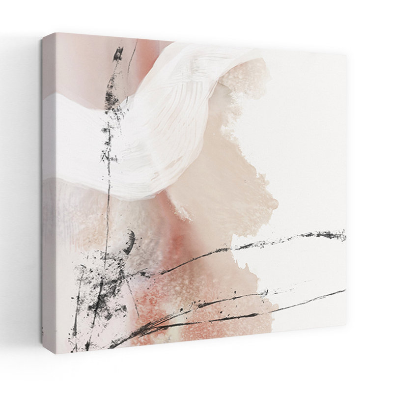 Art contemporain éthéré abstrait serein, H 48 po x l 48 po