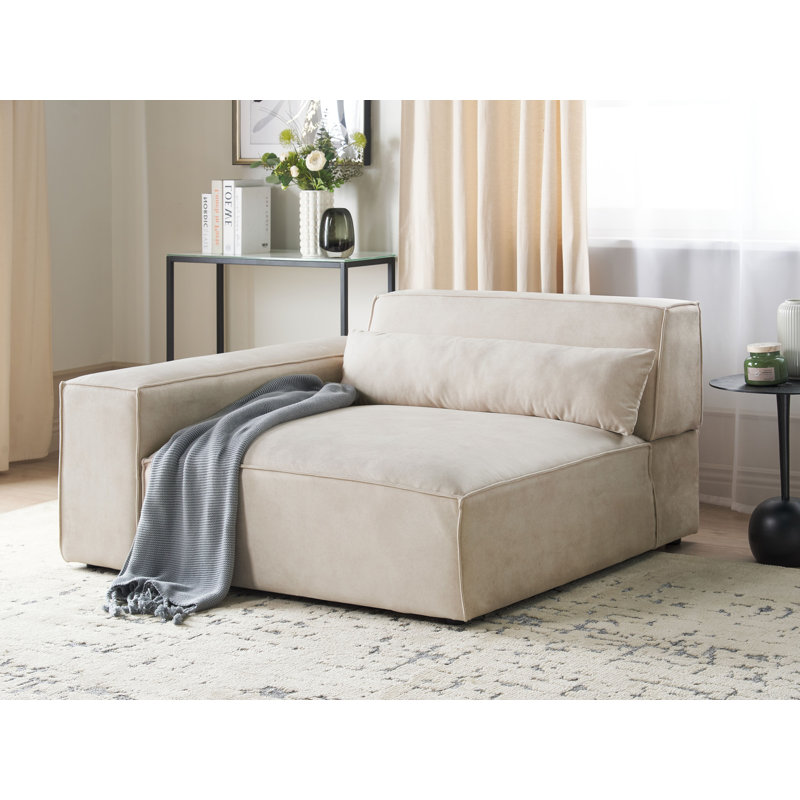 Boleslovas Upholstered Accent Chair, Beige
