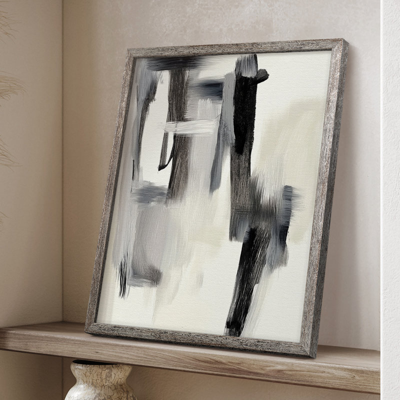 ABSTRACT Series DCCDV, reproduction encadrée - bois massif, H 30 po x l 24 po