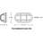 Solus Nautical Rounded Oblong Wall Mount Fixture with Diffuser Grille and Frosted Polycarbonate Diffuser-68033192-68033193