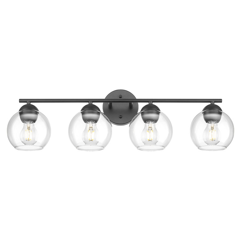 Anouk 4 - Light Dimmable Vanity Light, Black