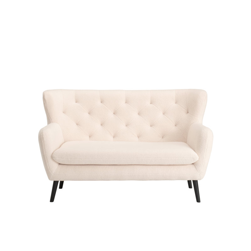 Rosetti 2 Seater Sofa, White, Polyester Blend