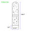 4 Pack Metal Garden Trellis 86.7" X 19.7" Rustproof Trellis For Climbing Plants Outdoor Flower Support Butterfly Deco Black