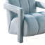 Fauteuil d'appoint en velours avec pieds robustes-1248280019