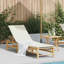  Chaise longue en bambou gris foncé, 100% polyester grand-654729157