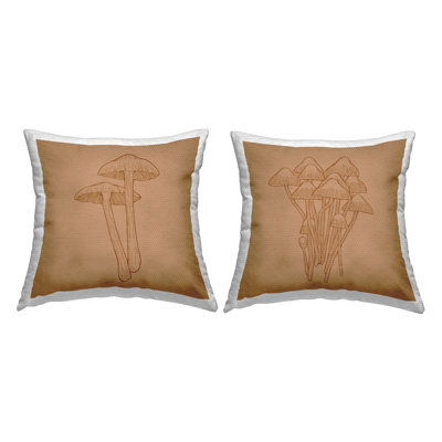 Floral Outdoor Throw Pillow