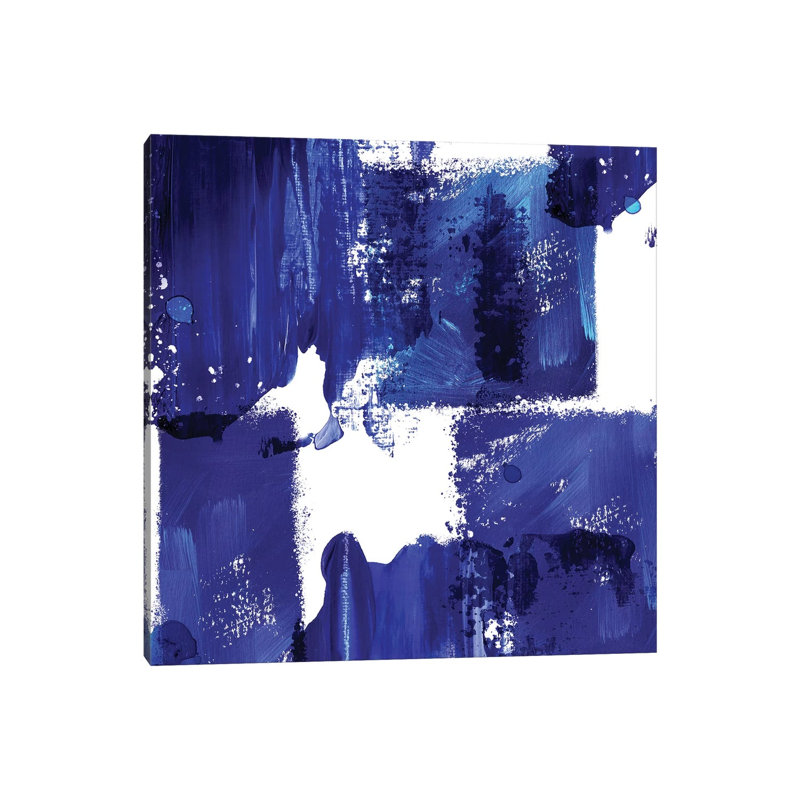 Indigo Abstract IV by Northern Lights - Wrapped Canvas Print, 66.04 cm H x 66.04 cm W x 3.175 cm D