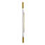 Décoration murale avec miroirs - or et blanc, style moderne, miroir blanc 0,8 x 43,3 x 15,7 pouces, design contemporain, 43,3 x 0,8 x 15,7