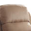 Fauteuil inclinable brun avec accoudoirs coussinés