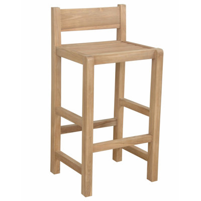 Burford 29" Teak Patio Bar Stool