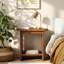 Solid Wood Frame End Table
