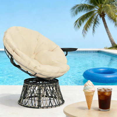 Fauteuil circulaire, fauteuil pivotant Papasan