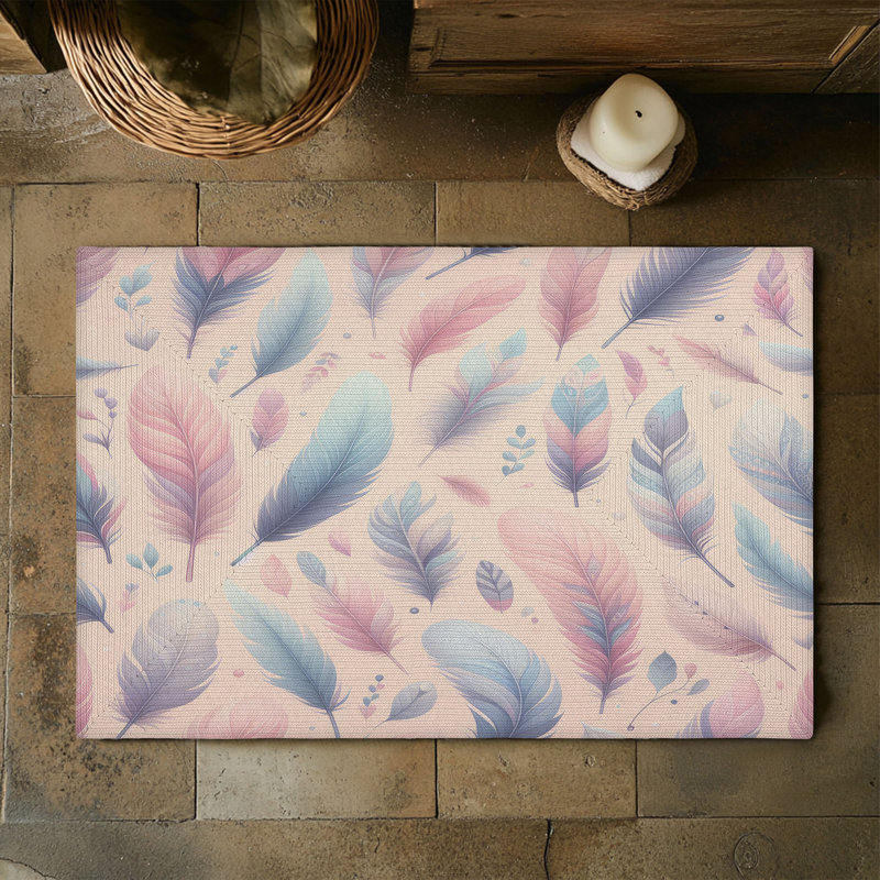 Feather Breeze Braided Rug, Rectangle 3 pi x 5 pi