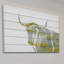 « yellow boeuf » par parvez taj,, reproduction d’art sur bois blanc-19740432